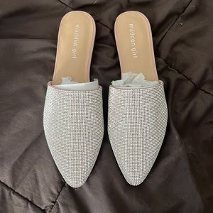 Madden Girl rhinestone flats
